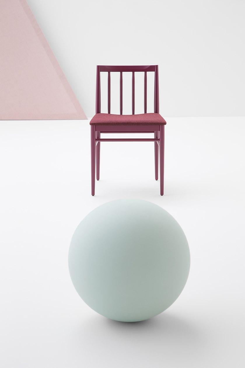 Billiani Стул из бука с мягким сиденьем Tracy 568 - Вид №1