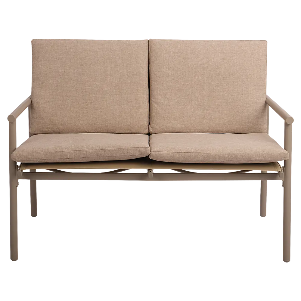 Набор садовой мебели для отдыха с подушками BEGINIA Kinel  Сталь Стол, диван, кресло 2 шт Белый STLM-2157405 - Вид №20