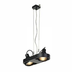 Подвесной светильник черный SLV Aixlight R Duo 159040 SLV ДИЗАЙНЕРСКИЕ, AIXLIGHT R DUO 00-3889640 Черный