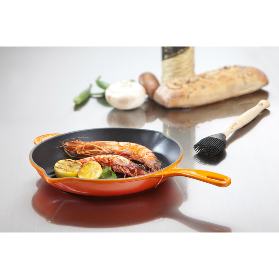 Сковорода чугунная Le Creuset, Ø23 см, оранжевая 20182230900422 - Вид №4
