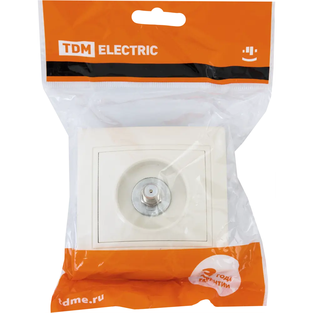 TDM ELECTRIC Розетка телевизионная встраиваемая тип F для скрытого монтажа 85591122 Серия отсутствует STLM-0064404 - Вид №5