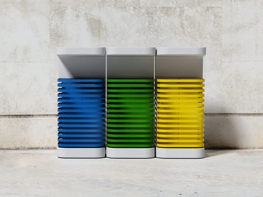 Держатель для мусора из нержавеющей стали и бетона SIT Flow ARCH-00008389