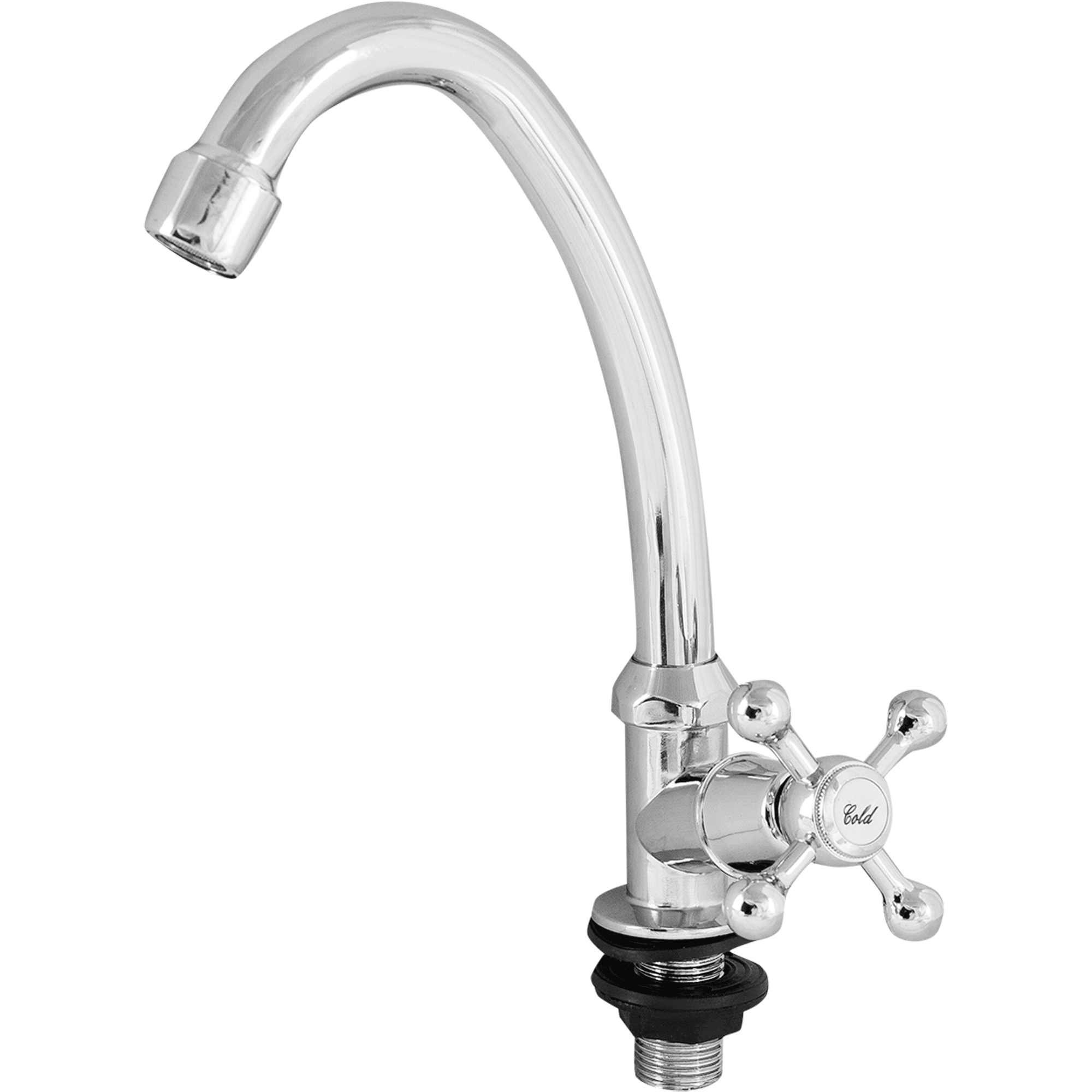 13443089 Кран для холодной воды одновентильный цвет хром РЕТРО Santreyd