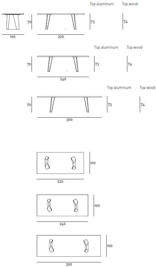 Living Divani Прямоугольный стол sun-id-1461810 - Вид №8