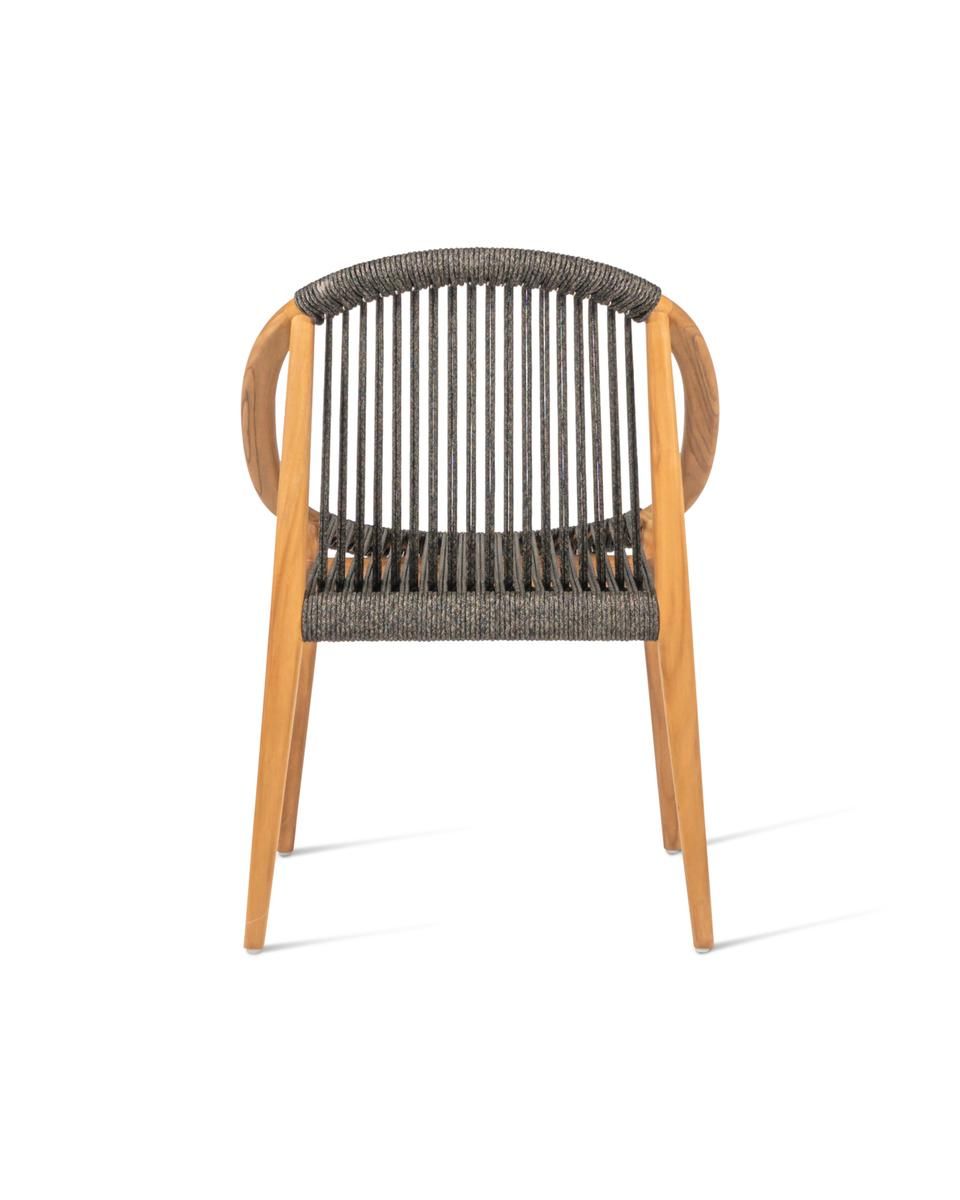Садовый стул из тика и веревки с подлокотниками Vincent sheppard FRIDA ARCH-00085388 - Вид №7