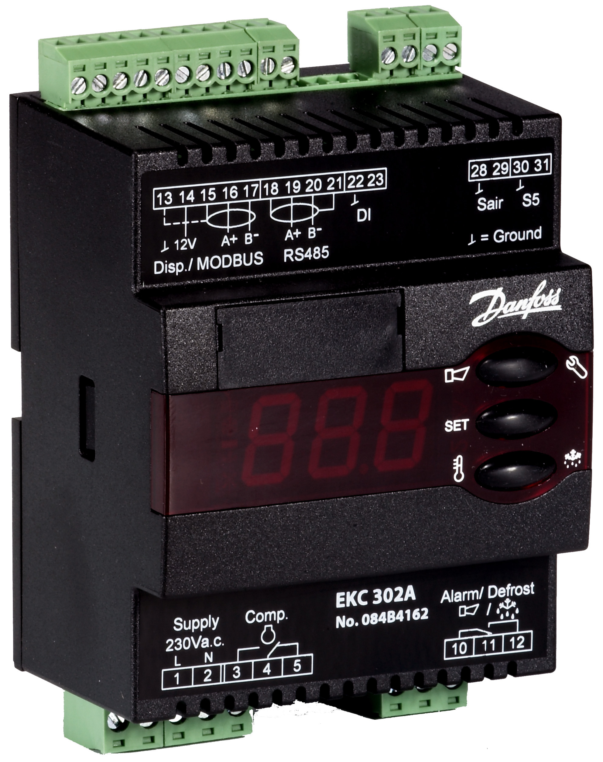 Danfoss EKC 302x EKC 302D Контроллер испарителя 084B4164  - Вид №1