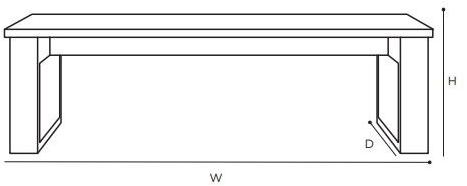 Wildspirit Прямоугольный деревянный стол sun-id-1483188 - Вид №4