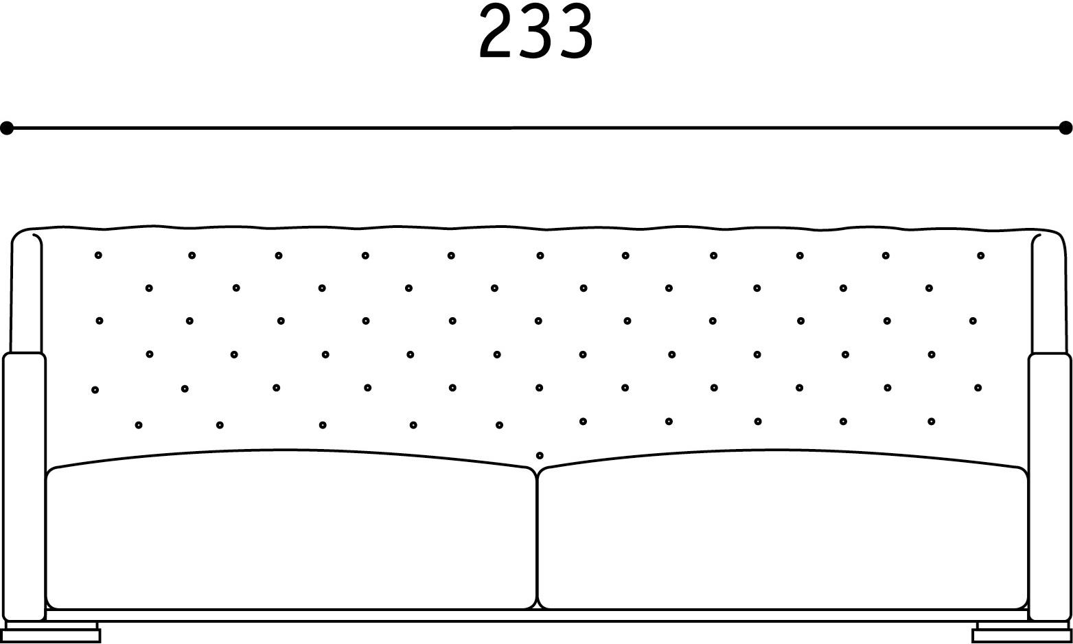 Febal Casa Тафтинговый диван из ткани Glamour sun-id-1420171 - Вид №6