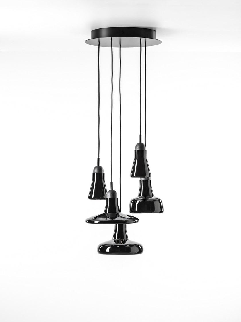 BROKIS Подвесной светильник из дутого стекла с диммером Shadows Pc894-95-96-97 - Вид №1