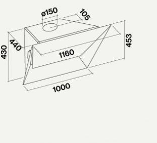 Falmec Настенная вытяжка из закаленного стекла Design sun-id-1452024 - Вид №2