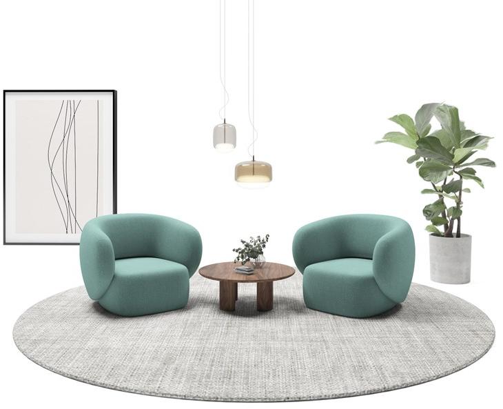 Grado Design Кресло из ткани с подлокотниками Swell Swe-sf-1s - Вид №1