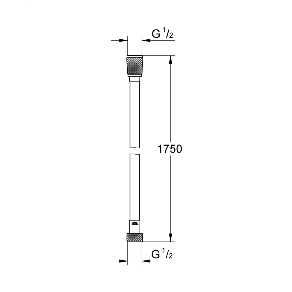 Шланг для душа Grohe Vitalio Silver 1.75 м 15390333 STLM-2177030  - Вид №1