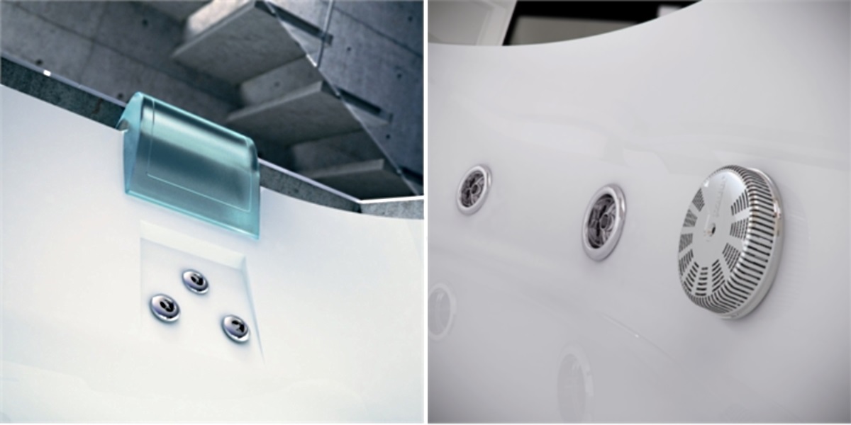 Ванна с гидромассажем "HYDRO TOP" Aquasoul Corner 140 встроенная 9443-717 Jacuzzi 9443717 - Вид №2