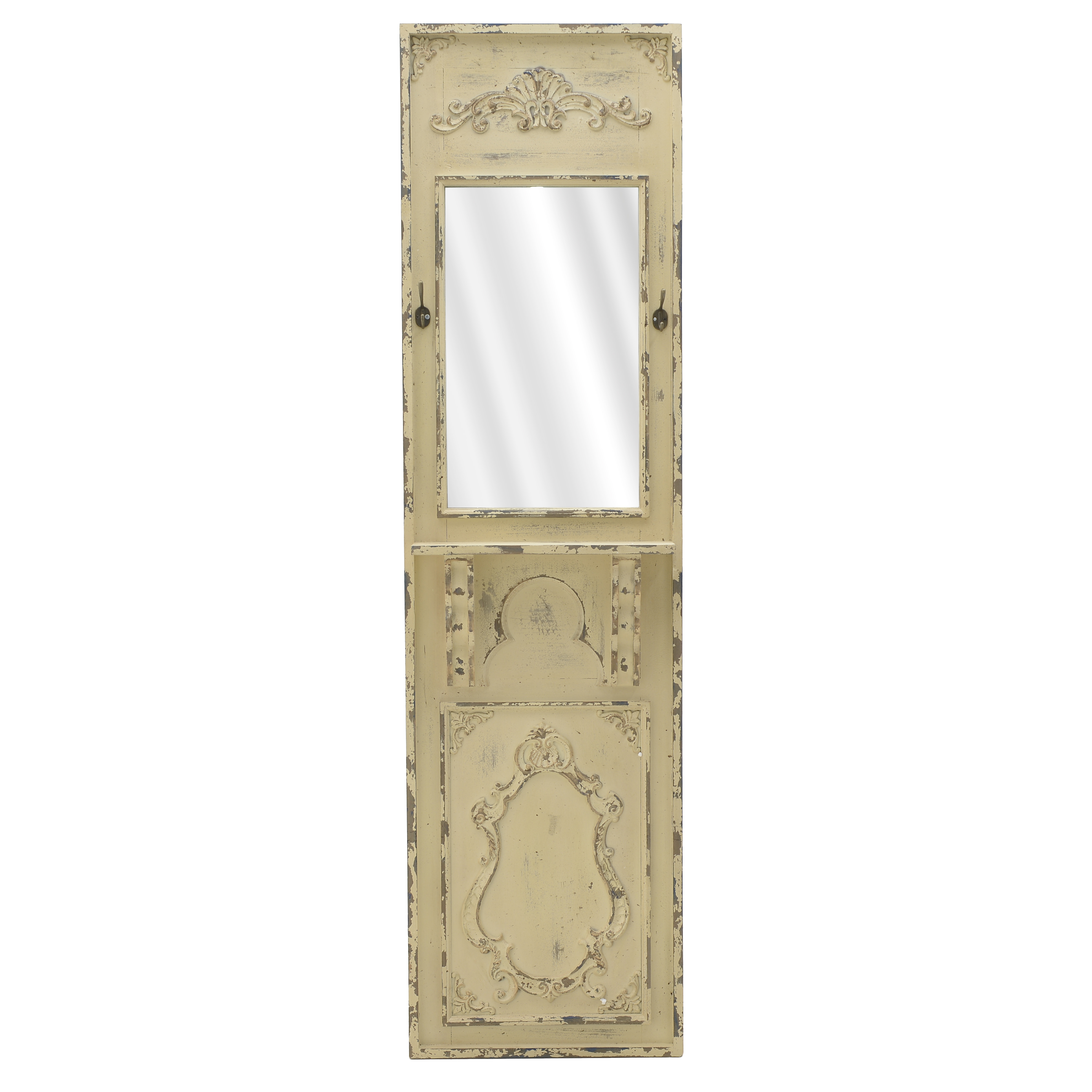 3870396.0029 ДЕКОР НАСТЕННЫЙ-ЗЕРКАЛО ДВЕРЬ С КРЮЧКАМИ TO4ROOMS  - Вид №1