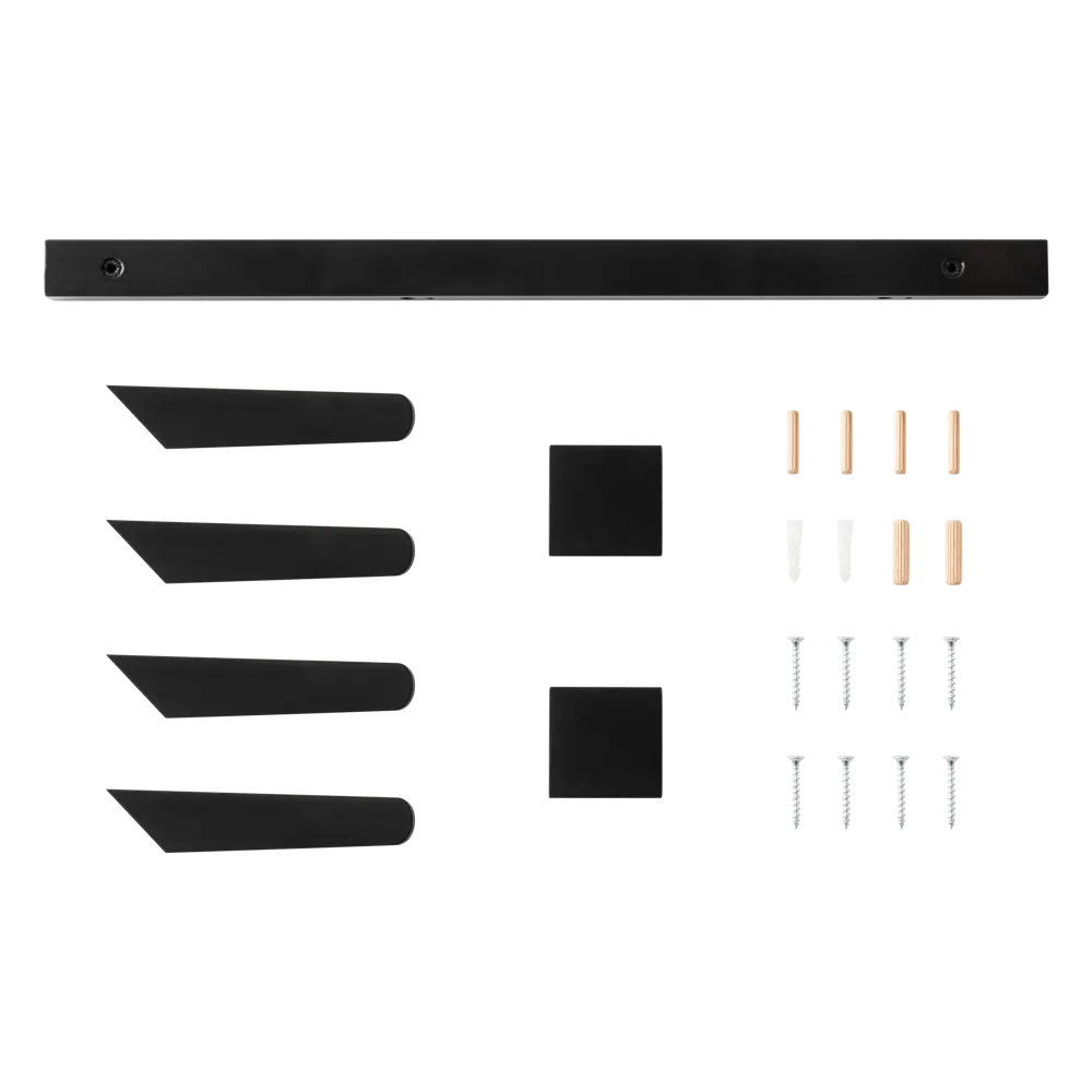 Wooden tree wall hook pine black KONSENSA STLM-2190137 - Вид №4