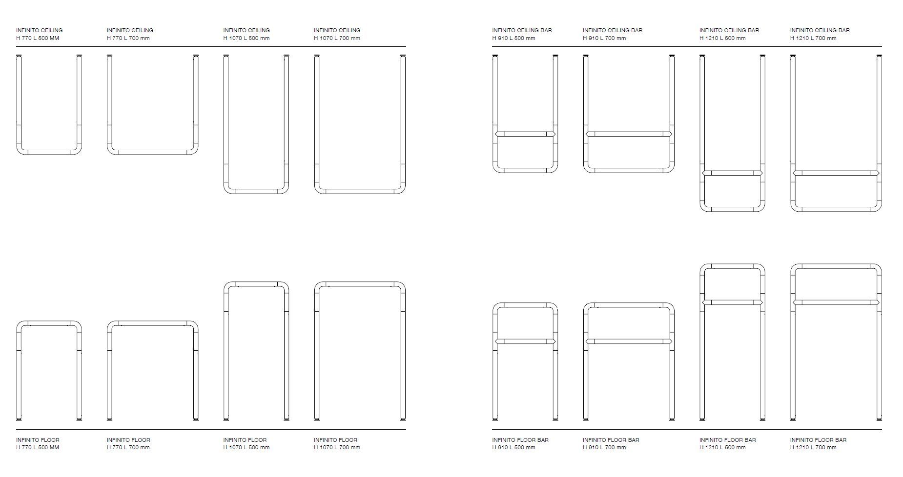 Модульный латунный полотенцесушитель Caleido ARCH-00037733 - Вид №9