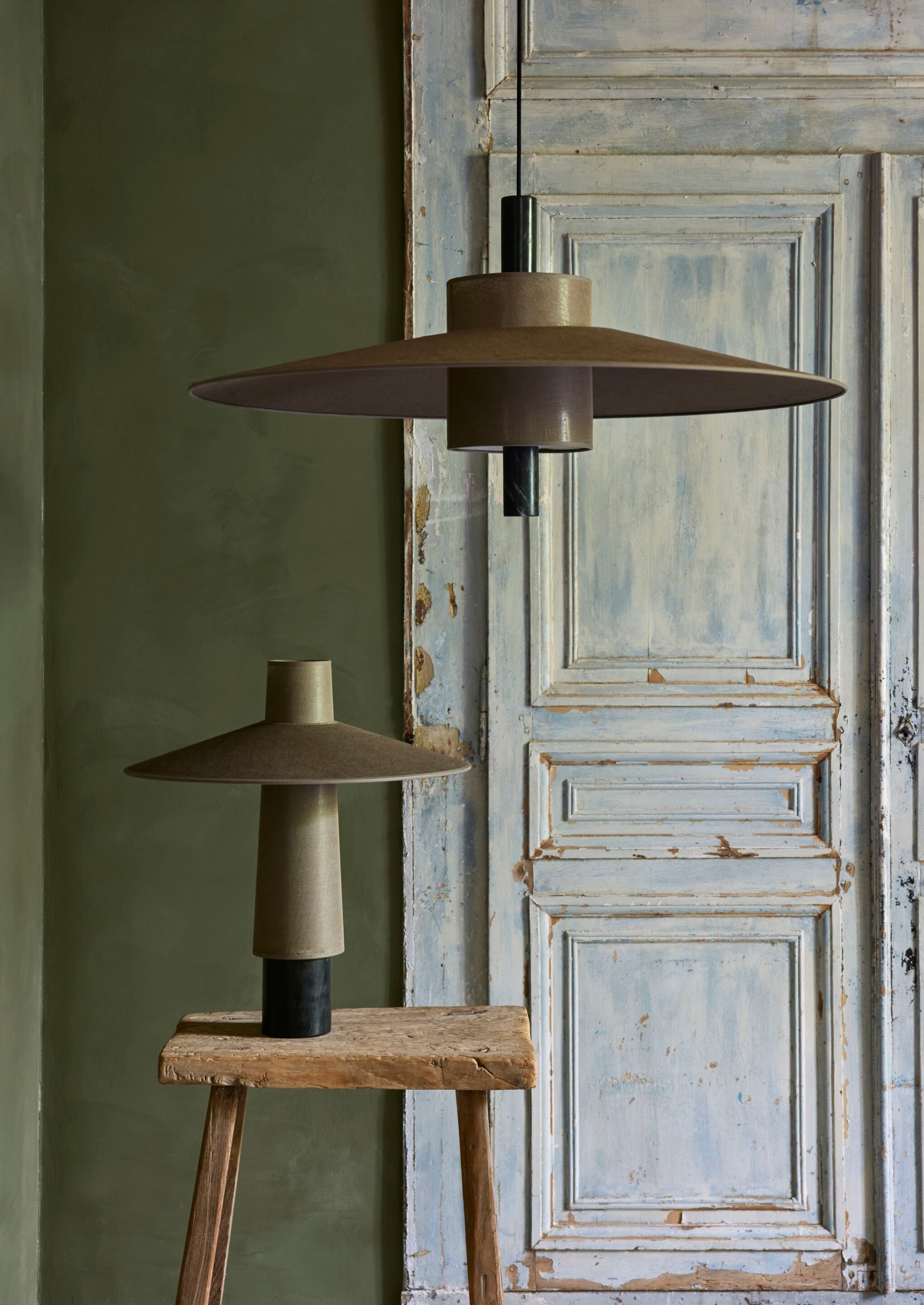 Льняная настольная лампа Forestier Thésée ARCH-00115520 - Вид №4