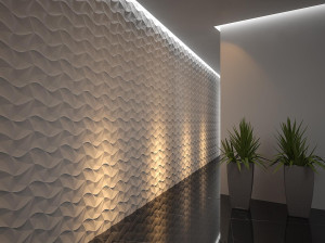 Трехмерное гипсовое покрытие