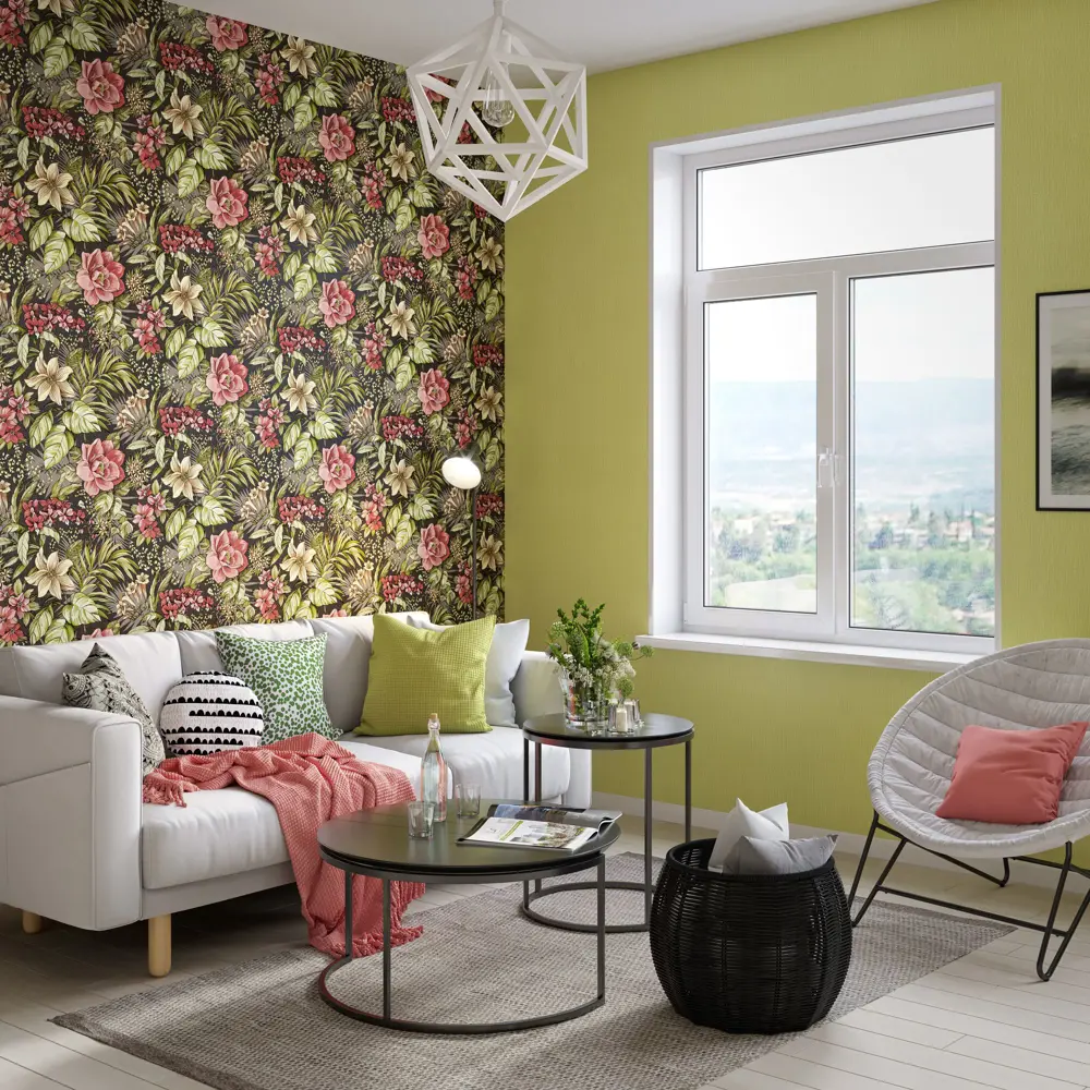 Обои флизелиновые Home Color Jungle Book зелёные 1.06 м 720-47 18064969 STLM-2074103 - Вид №5