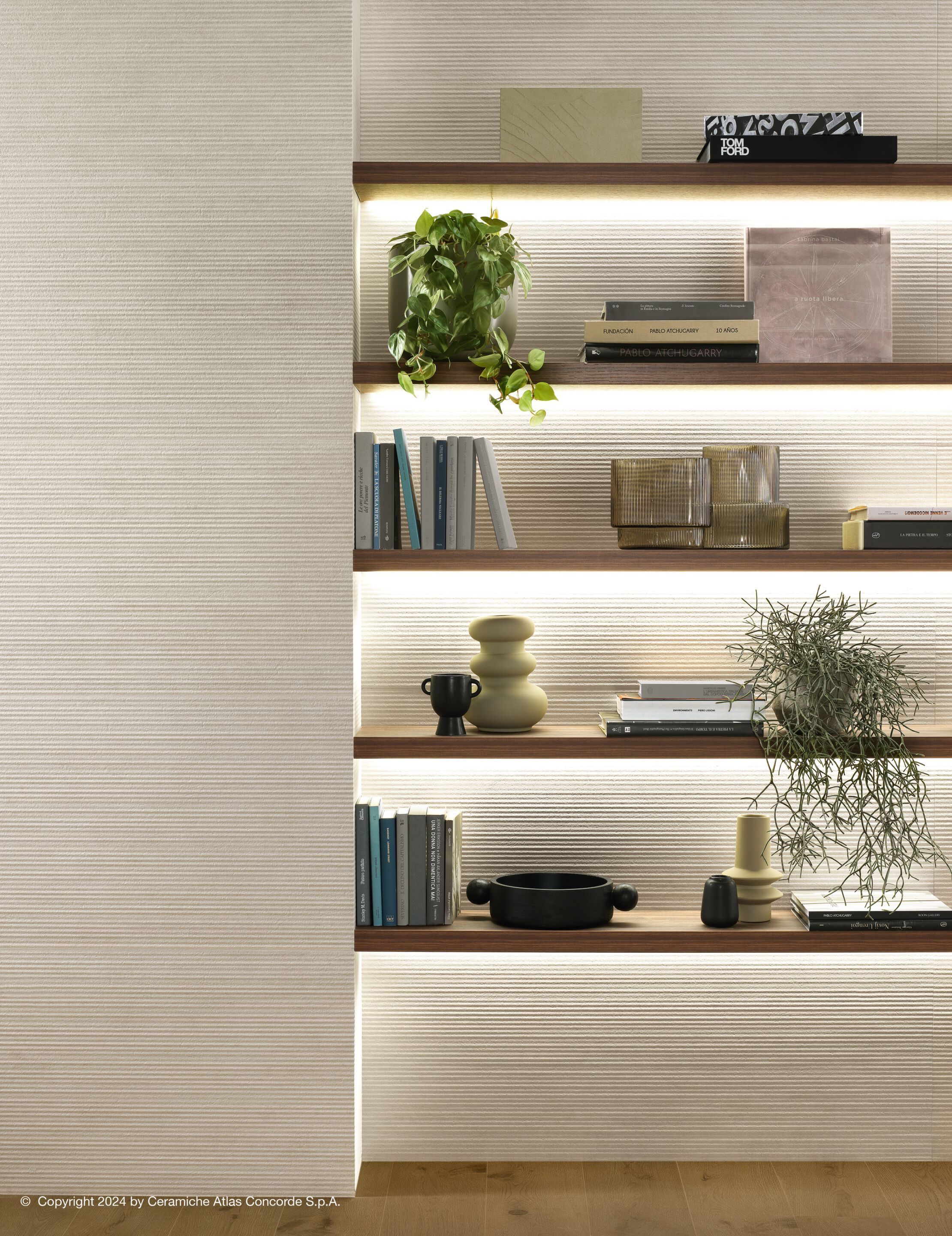 Трехмерная облицовка керамогранита с мраморным эффектом для интерьера Atlas Concorde ARCH-00125054 - Вид №28