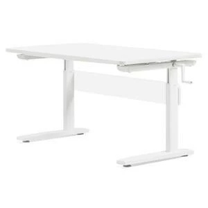 Парта Flexa desks & chairs с наклонной столешницей, белая