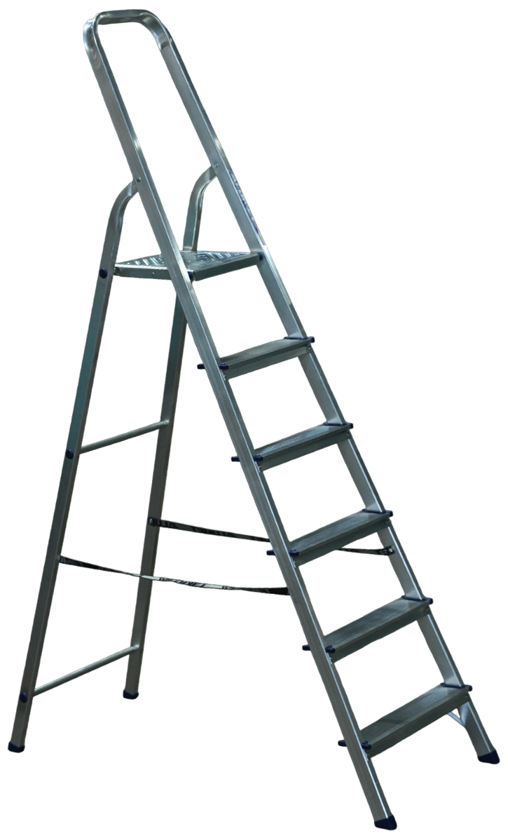 Стремянка алюминиевая 6 ст ALUMET Ам706 - Вид №3