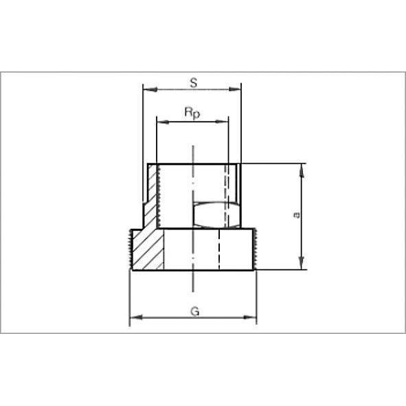 13370121 SANHA 3370 разъемн.соед.с плоск.упл. с накидной гайкой 1/2x1 мм  - Вид №1