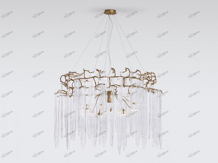 Serip Подвесной светильник из бронзы ручной работы Waterfall Ct3298/13