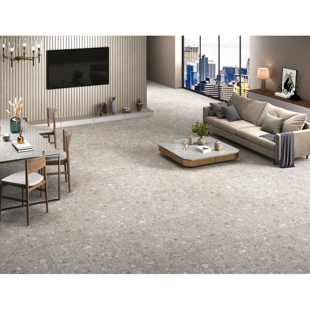 Глазурованный керамогранит Stonella Bianco 60x60 см 1.44 м² матовый цвет белый 89458741 STLM-2171069 Santreyd - Вид №3