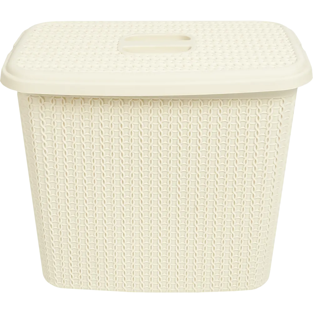 Корзинка для хранения «Вязание» 6 л цвет слоновая кость 82397320 STLM-2005575 Santreyd - Вид №1