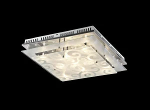Потолочный светильник ST Luce SL квадратная SL739.102.09 ST LUCE SL739 073503 Белый;прозрачный