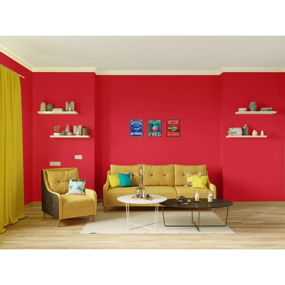 Краска для стен и потолков Trend Farbe цвет Ализариновый красный 50 мл Dufa STLM-2124166 - Вид №4