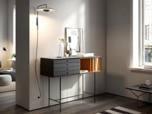 TREKU Консоль из массива дерева с ящиками Aura