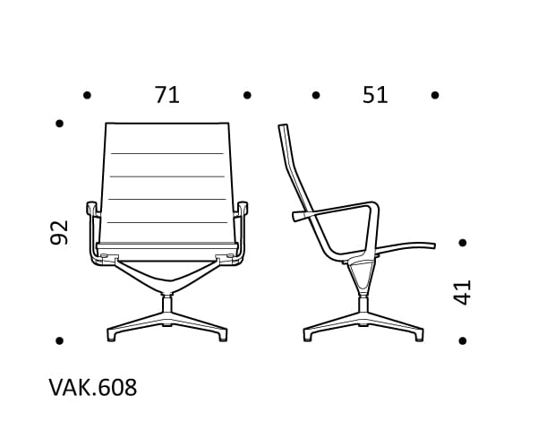 Тканевое кресло с подлокотниками ICF Valea ARCH-00096776 - Вид №4
