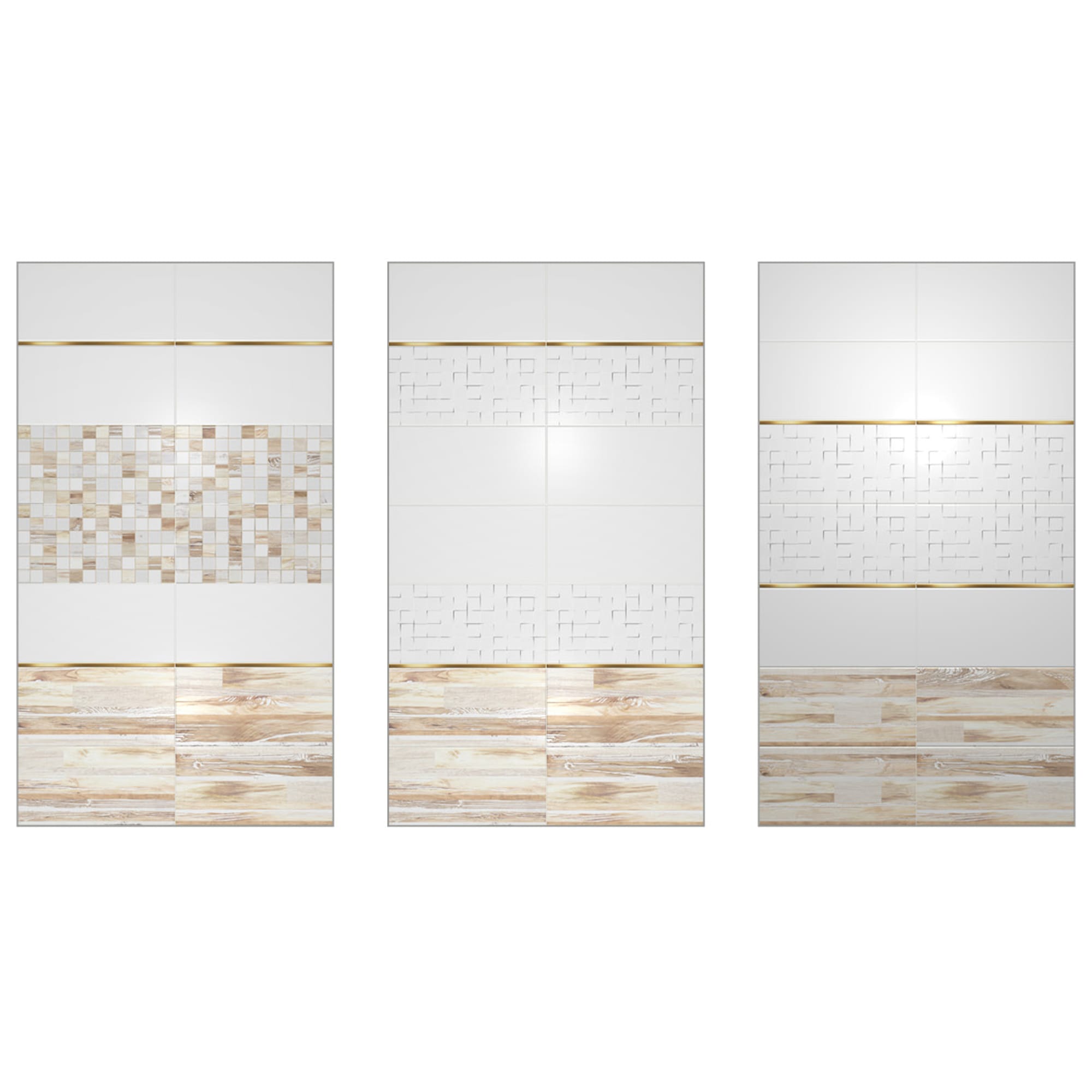 84766282 Плитка настенная Wood 24,9x50 см цвет бежевый ANTIQUE Santreyd - Вид №6