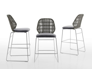 Сани сад табурет с подставкой для ног