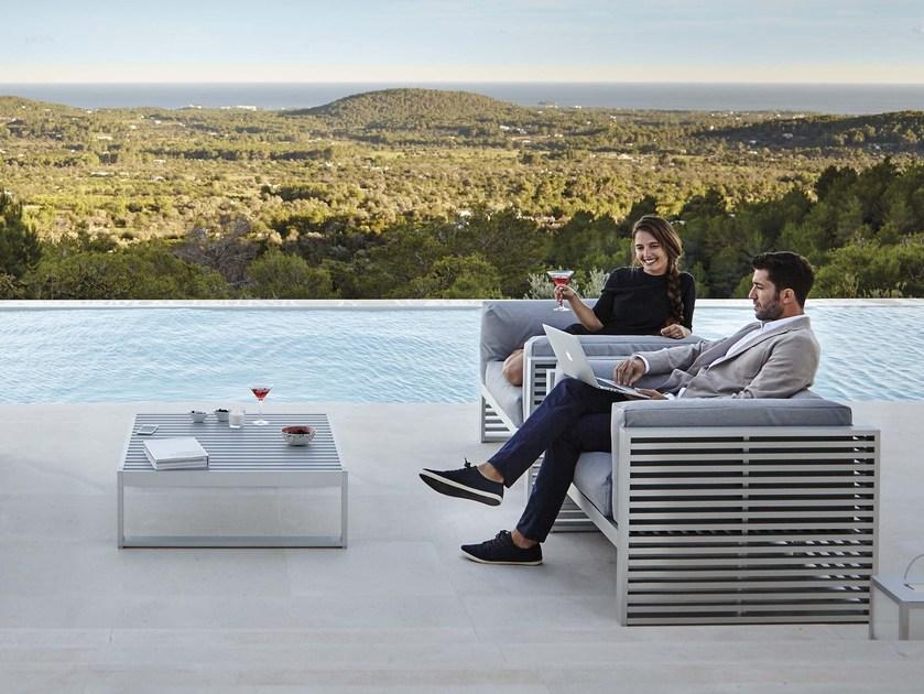 GANDIABLASCO Прямоугольный журнальный столик из алюминия Dna sun-id-1480362 - Вид №4