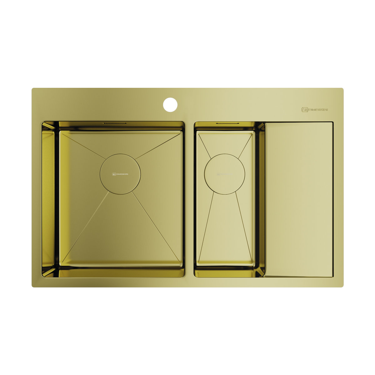 Кухонная мойка Akisame 78-2 LG-L OMOIKIRI 4973087