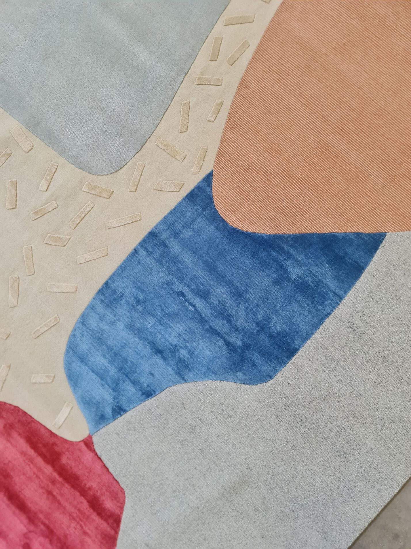 Прямоугольный ковер ручной работы Tapis Rouge абстракция ARCH-00059024 - Вид №5