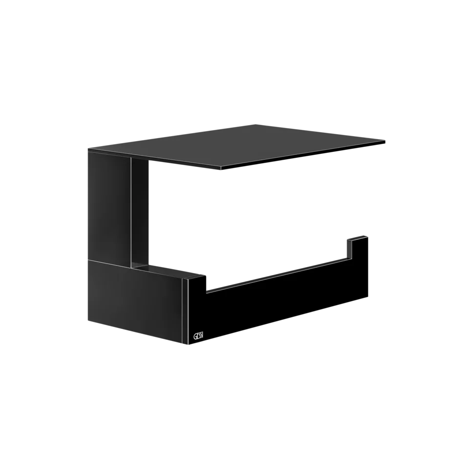 Держатель рулона бумаги 20849 706 Gessi Inverso ЧЕРНЫЙ МЕТАЛЛ PVD 20849706