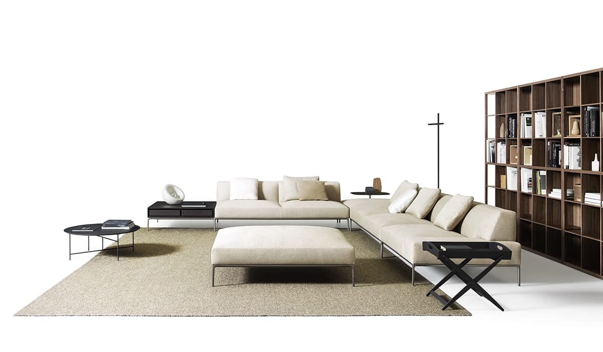 Квадратный низкий журнальный столик из МДФ DE PADOVA Horizontal ARCH-00101369 - Вид №2