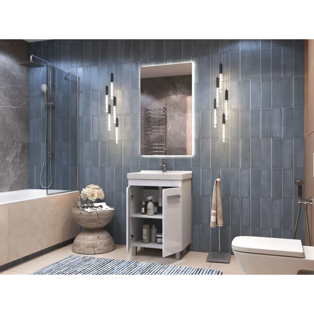 Тумба VIGO Milo для ванной с глянцевой белой поверхностью 60×80 см 85322134 STLM-0061357 - Вид №9