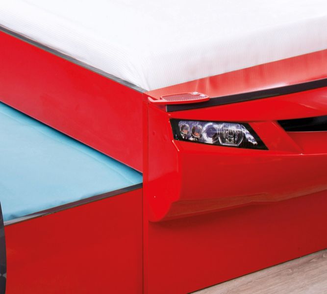 Кровать-машина выдвижная 90х190 см красная Coupe CILEK  00-3832128 Красный Santreyd  - Вид №2