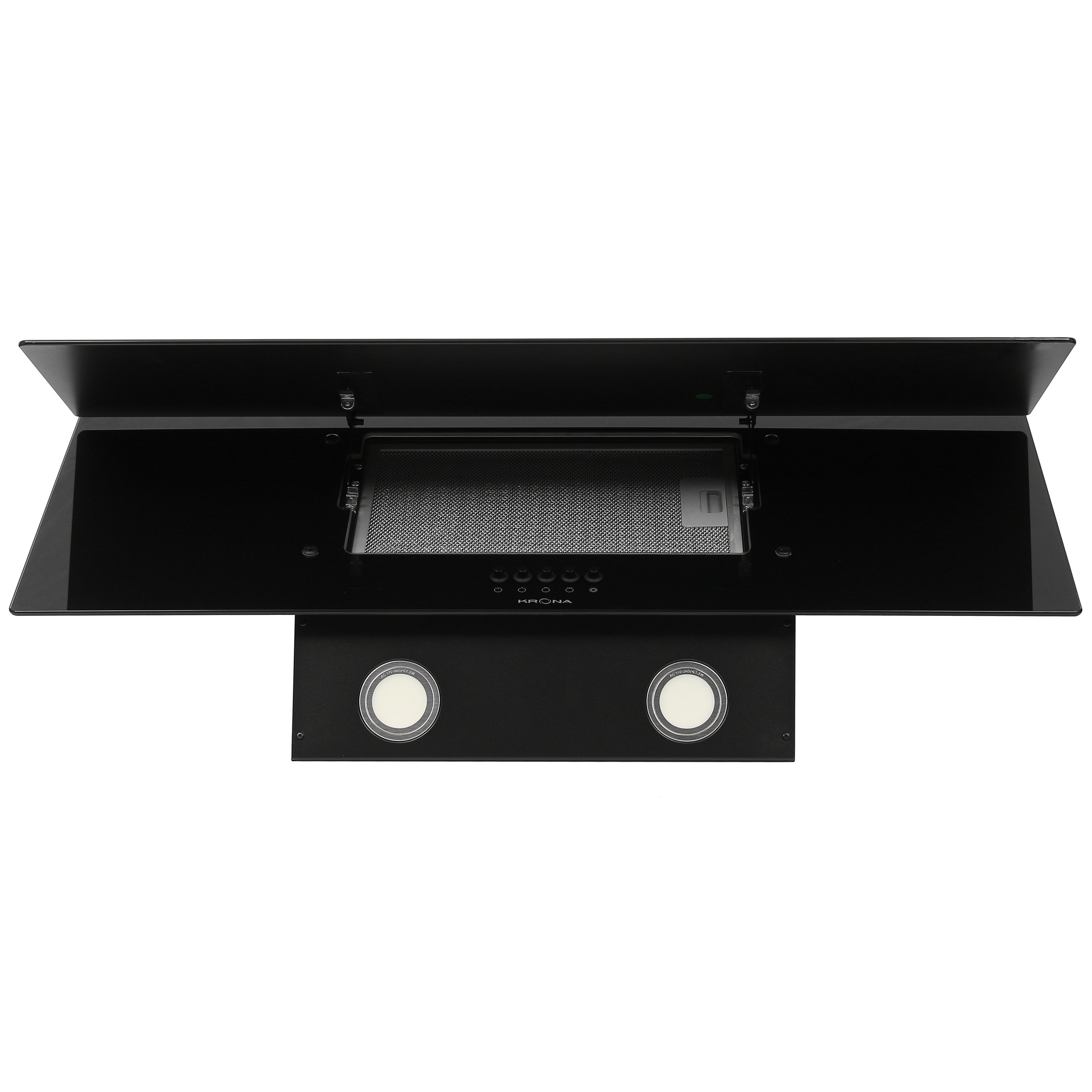 5364273 Вытяжка наклонная KRONA VENERA 900 PB черный/черный STDN-0063331 - Вид №7