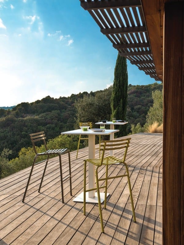 Металлический штабелируемый садовый стул Ethimo ARCH-00056757 - Вид №5