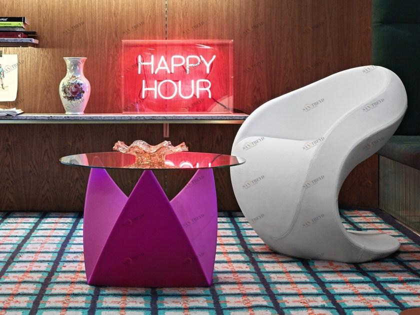 Myyour Круглый журнальный столик Poleasy® Mr. lem sun-id-1490630