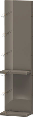 VE740008989 Vero Элемент полочки Фланелево-серый глянцевый лак Duravit