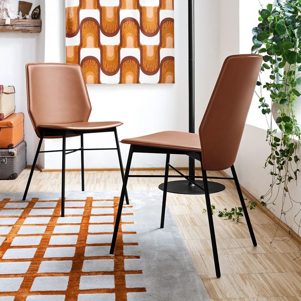 Восстановленный кожаный мягкий стул Connubia SIBILLA ARCH-00099687 - Вид №1