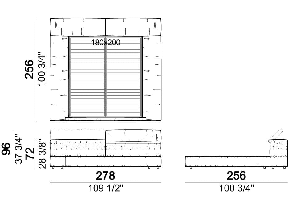 Двуспальная кровать для хранения Arketipo ARCH-00091972 - Вид №12