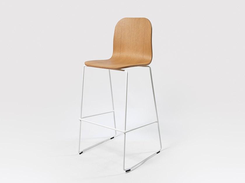 Liqui Contracts Барный стул на санках с подставкой для ног Jane sun-id-1355198 - Вид №1